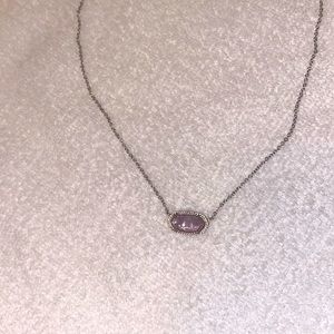 real kendra scott light purple stone